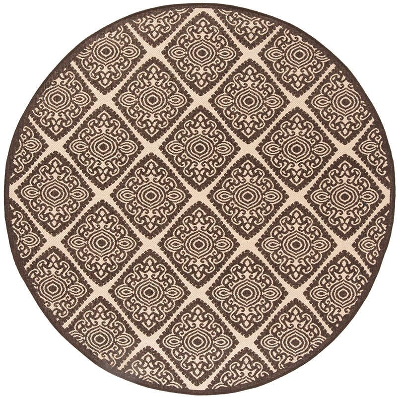 Safavieh Linden Lnd132U Creme / Brown Geometric Area Rug