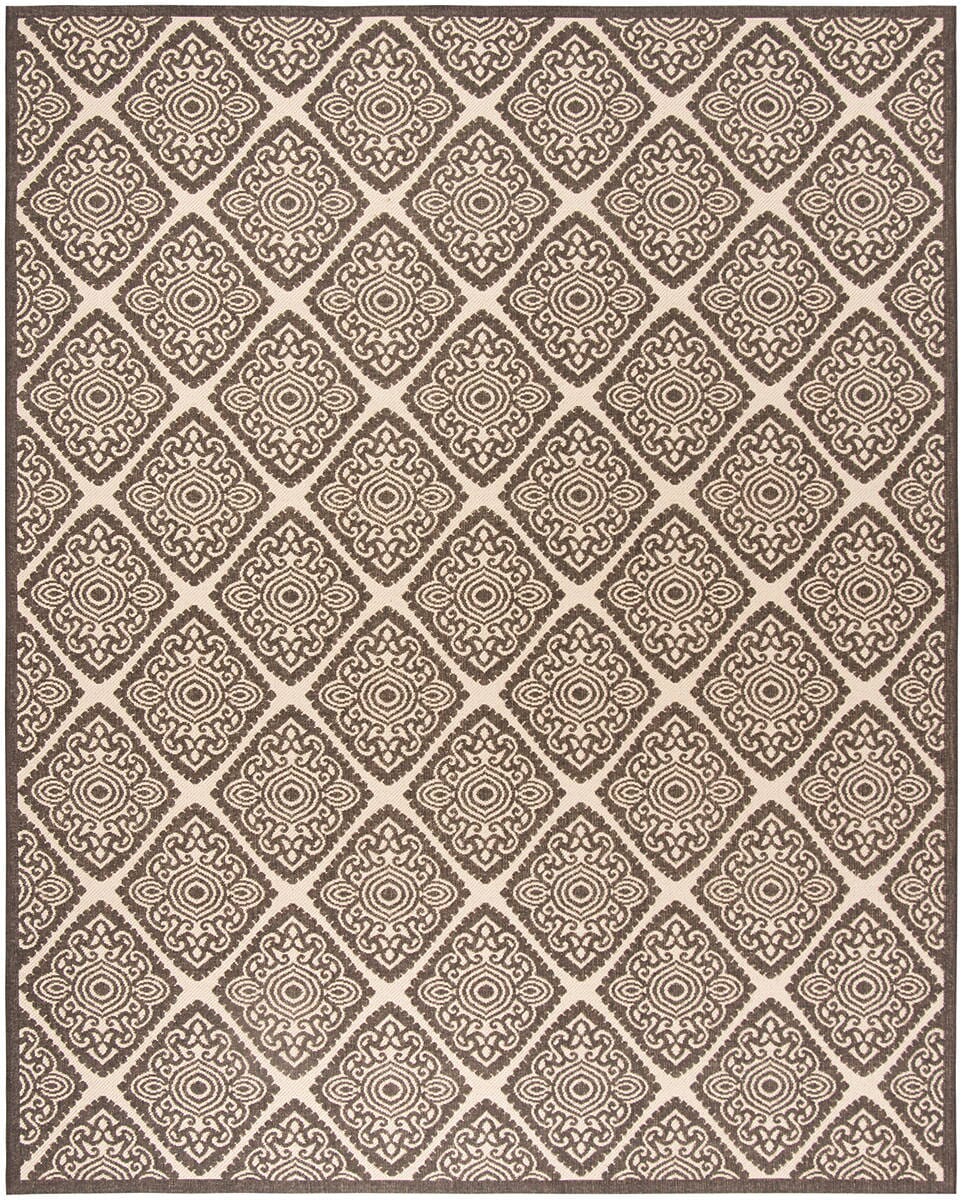 Safavieh Linden Lnd132U Creme / Brown Geometric Area Rug