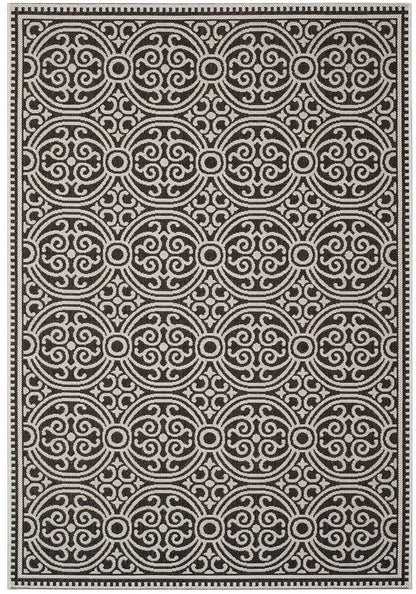 Safavieh Linden Lnd134A Light Grey / Charcoal Damask Area Rug