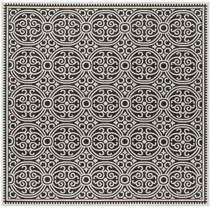 Safavieh Linden Lnd134A Light Grey / Charcoal Damask Area Rug