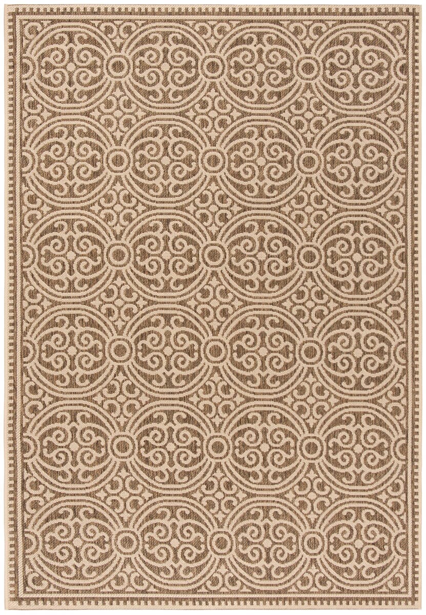 Safavieh Linden Lnd134C Cream / Beige Damask Area Rug