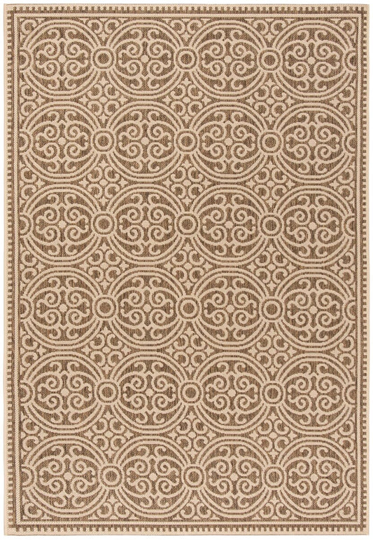 Safavieh Linden Lnd134C Cream / Beige Damask Area Rug