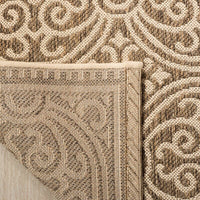 Safavieh Linden Lnd134C Cream / Beige Damask Area Rug