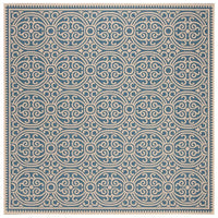 Safavieh Linden Lnd134N Cream / Blue Damask Area Rug