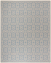 Safavieh Linden Lnd134N Cream / Blue Damask Area Rug