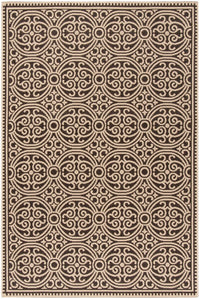 Safavieh Linden Lnd134U Creme / Brown Damask Area Rug