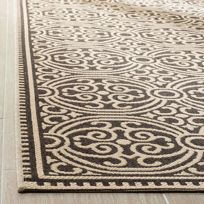 Safavieh Linden Lnd134U Creme / Brown Damask Area Rug