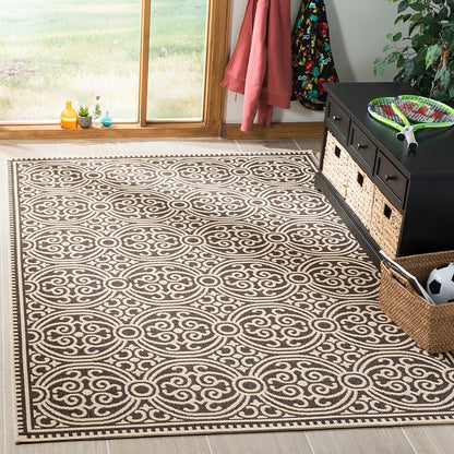 Safavieh Linden Lnd134U Creme / Brown Damask Area Rug