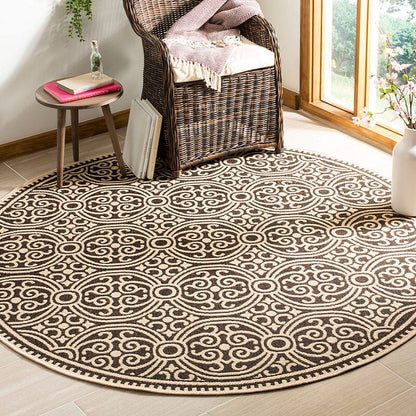 Safavieh Linden Lnd134U Creme / Brown Damask Area Rug