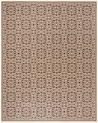 Safavieh Linden Lnd134U Creme / Brown Damask Area Rug