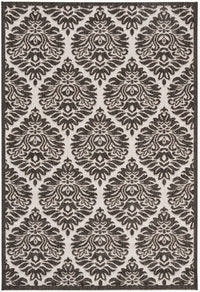 Safavieh Linden Lnd135A Light Grey / Charcoal Damask Area Rug