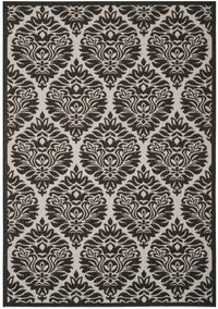 Safavieh Linden Lnd135A Light Grey / Charcoal Damask Area Rug