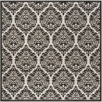 Safavieh Linden Lnd135A Light Grey / Charcoal Damask Area Rug