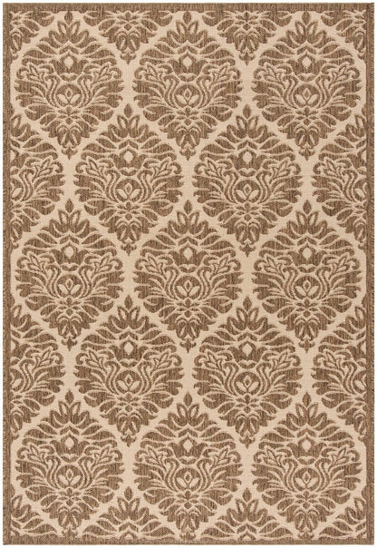 Safavieh Linden Lnd135C Cream / Beige Damask Area Rug