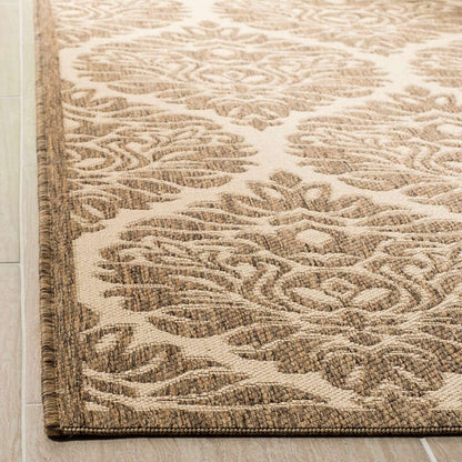 Safavieh Linden Lnd135C Cream / Beige Damask Area Rug