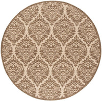 Safavieh Linden Lnd135C Cream / Beige Damask Area Rug