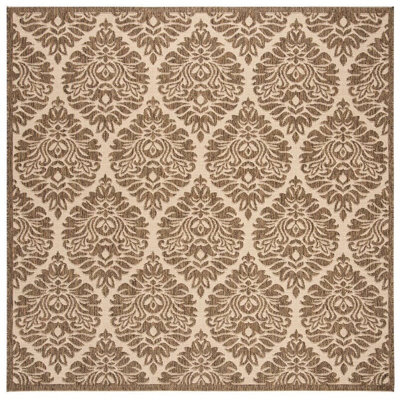 Safavieh Linden Lnd135C Cream / Beige Damask Area Rug