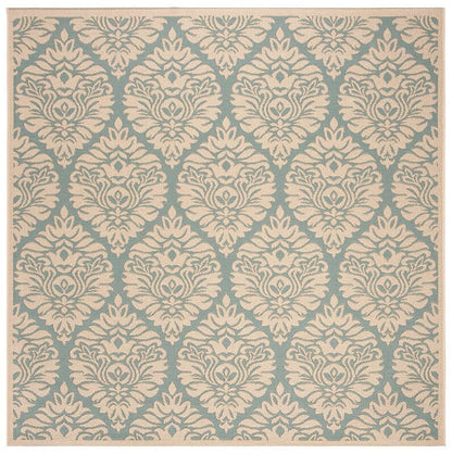 Safavieh Linden Lnd135K Aqua / Cream Damask Area Rug