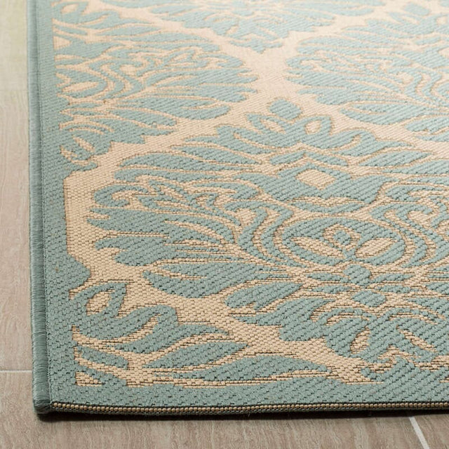 Safavieh Linden Lnd135L Cream / Aqua Rugs.