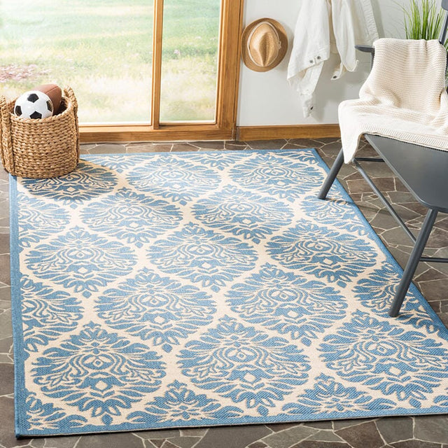 Safavieh Linden Lnd135N Cream / Blue Rugs.