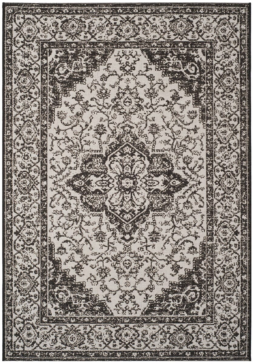 Safavieh Linden Lnd137A Light Grey / Charcoal Area Rug