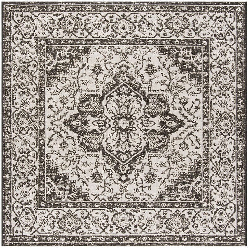 Safavieh Linden Lnd137A Light Grey / Charcoal Area Rug