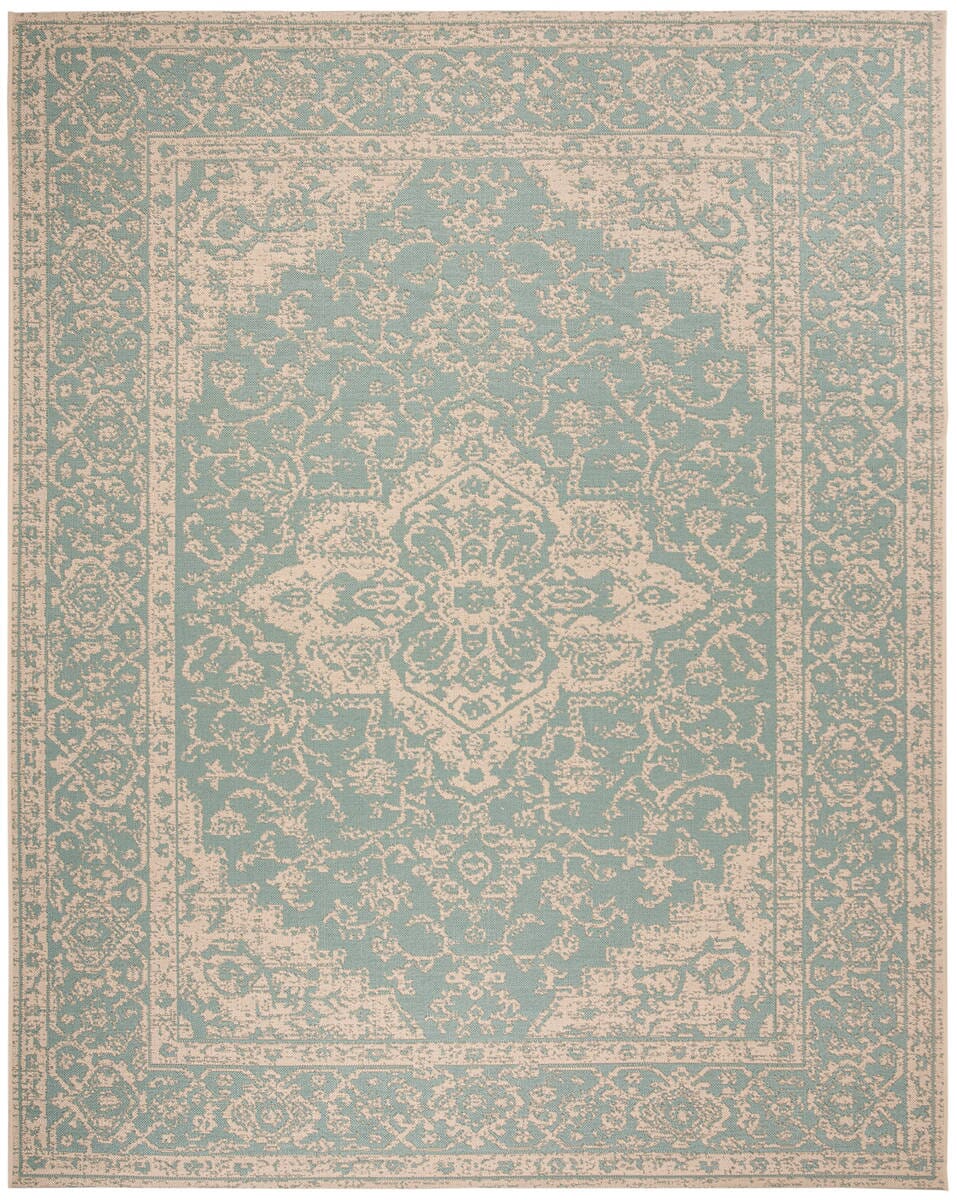 Safavieh Linden Lnd137K Aqua / Cream Area Rug