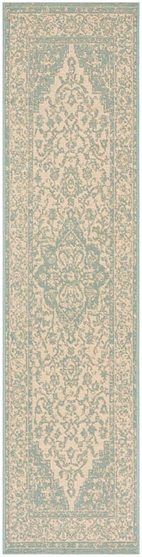 Safavieh Linden Lnd137L Cream / Aqua Area Rug