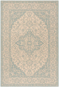 Safavieh Linden Lnd137L Cream / Aqua Area Rug