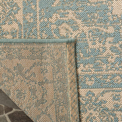 Safavieh Linden Lnd137L Cream / Aqua Area Rug