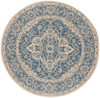 Safavieh Linden Lnd137M Blue / Creme Area Rug