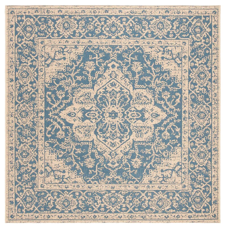 Safavieh Linden Lnd137M Blue / Creme Area Rug