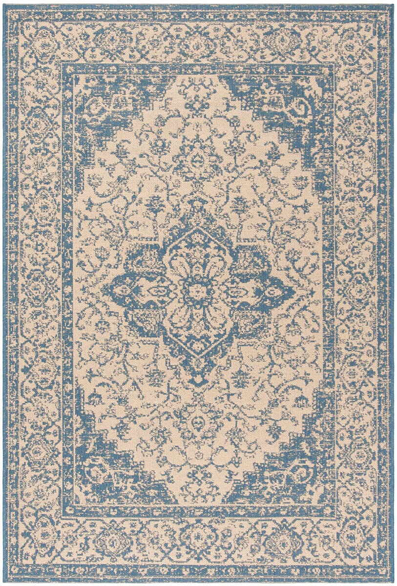 Safavieh Linden Lnd137N Cream / Blue Area Rug