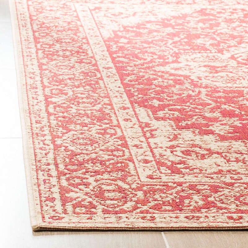 Safavieh Linden Lnd137Q Red / Creme Area Rug