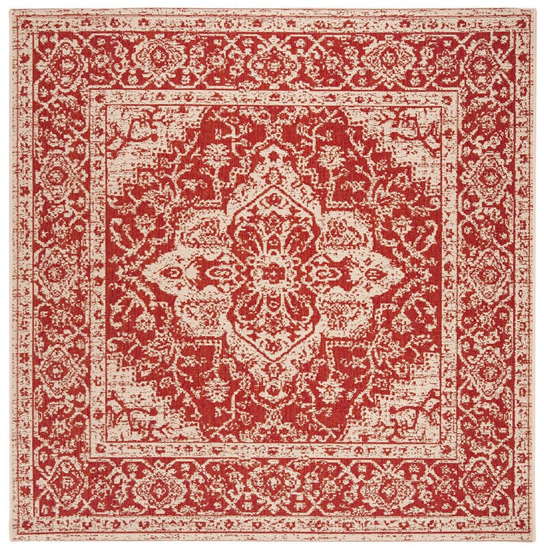 Safavieh Linden Lnd137Q Red / Creme Area Rug