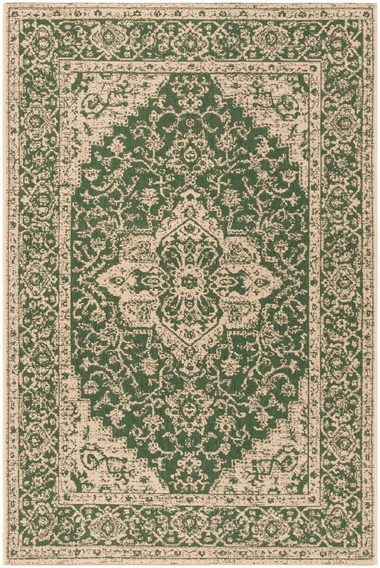 Safavieh Linden Lnd137Y Green / Creme Area Rug