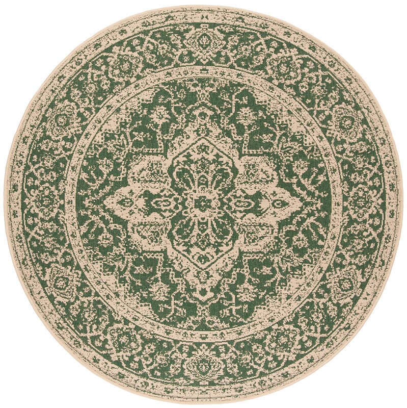 Safavieh Linden Lnd137Y Green / Creme Area Rug