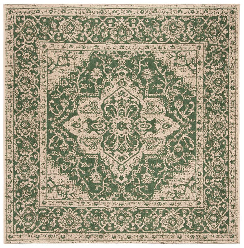 Safavieh Linden Lnd137Y Green / Creme Area Rug