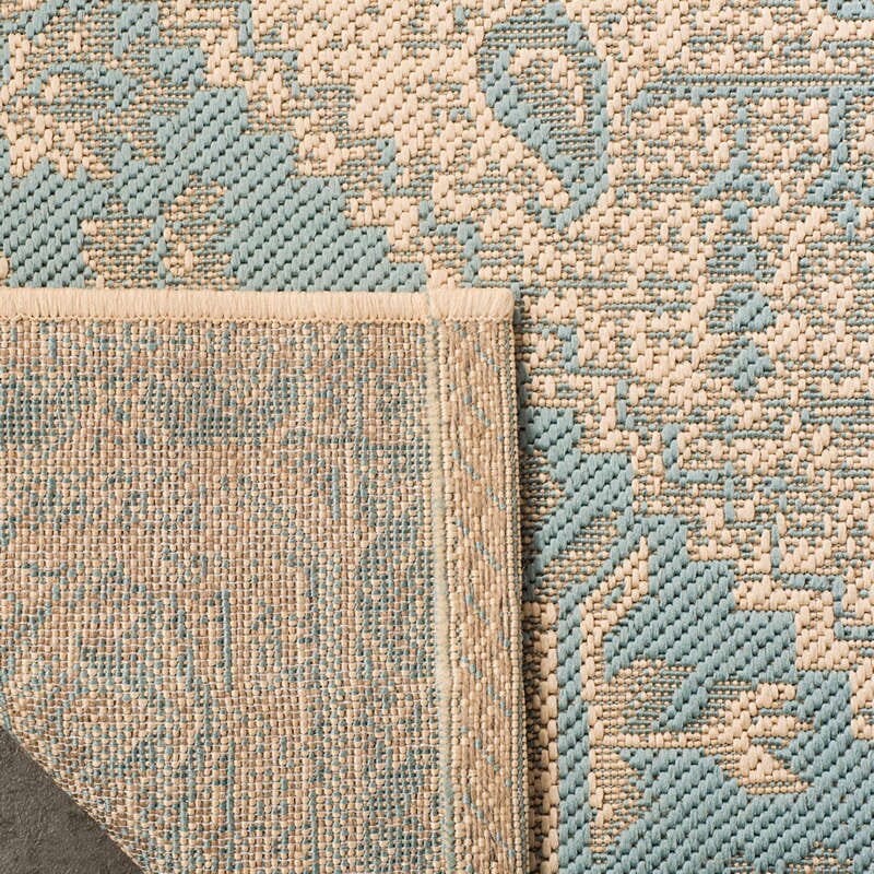 Safavieh Linden Lnd138K Aqua / Cream Area Rug