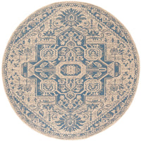 Safavieh Linden Lnd138M Blue / Creme Area Rug