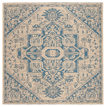 Safavieh Linden Lnd138M Blue / Creme Area Rug