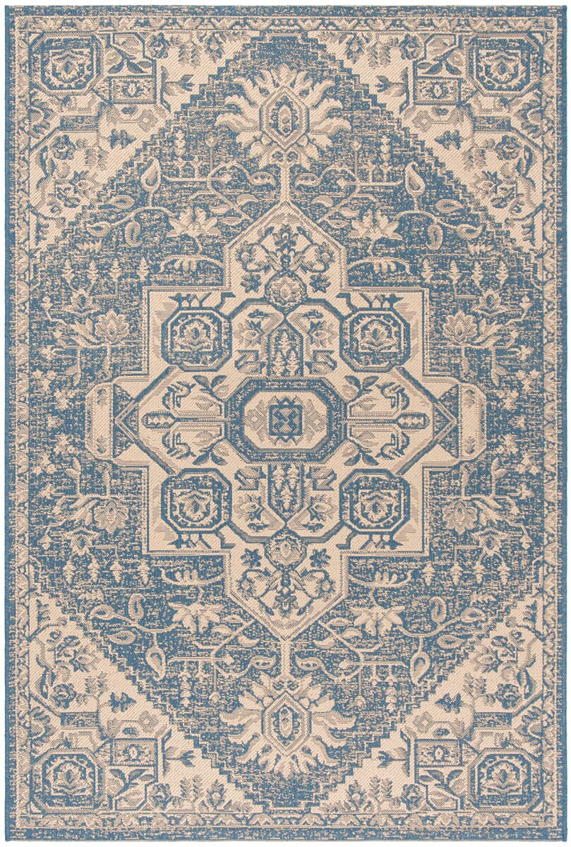 Safavieh Linden Lnd138N Cream / Blue Area Rug