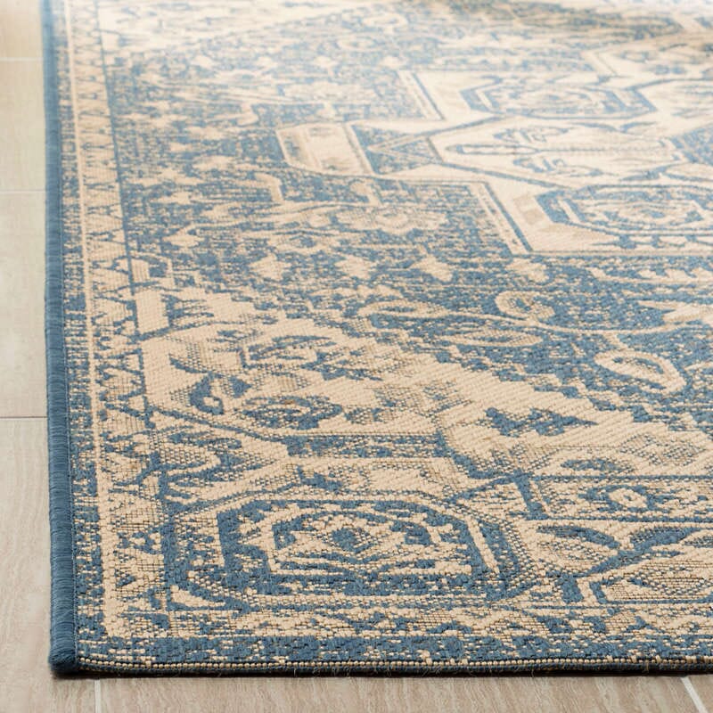 Safavieh Linden Lnd138N Cream / Blue Area Rug