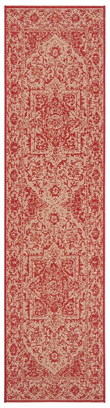 Safavieh Linden Lnd139Q Red / Creme Area Rug