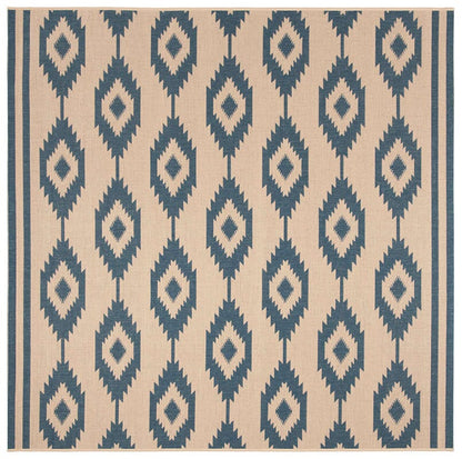 Safavieh Linden Lnd171M Blue / Creme Damask Area Rug