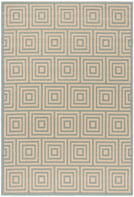 Safavieh Linden Lnd173L Cream / Aqua Rugs.