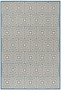 Safavieh Linden Lnd173N Cream / Blue Geometric Area Rug