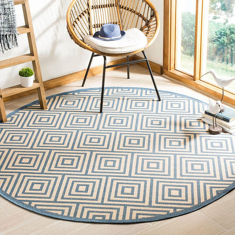 Safavieh Linden Lnd173N Cream / Blue Rugs.