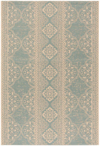 Safavieh Linden Lnd174L Cream / Aqua Area Rug