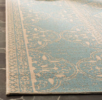 Safavieh Linden Lnd174L Cream / Aqua Area Rug